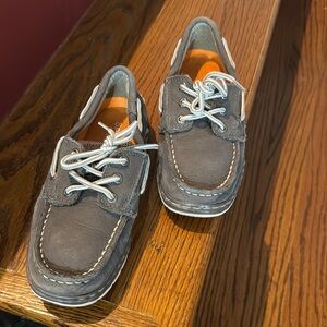 Sperry Gray Moccasins with Nautical Flair